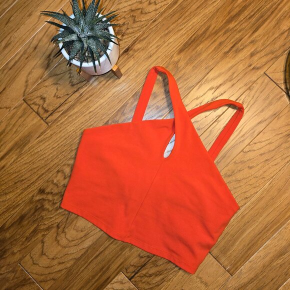 Spiritual Gangster Women's Jules Cross Neck Crop Tank S - Picture 2 of 4